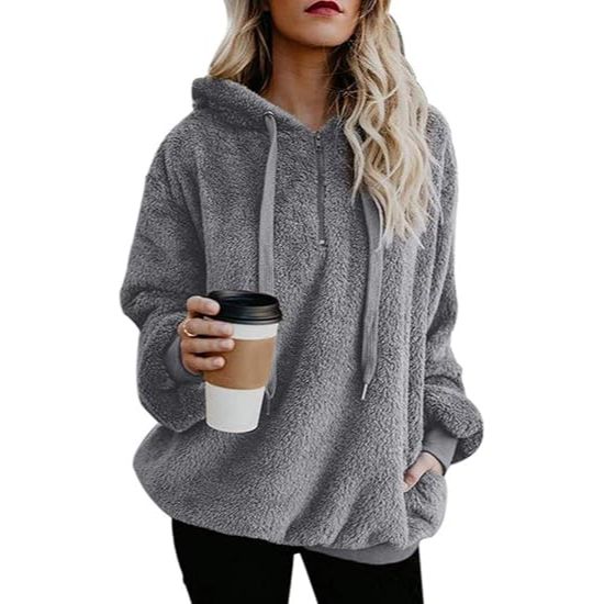Women's Plush Pullover Hoodie
