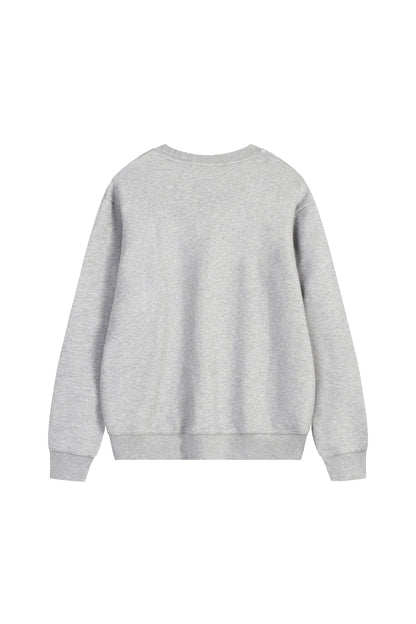 Unisex Oversized Casual Cotton Crewneck Sweatshirt
