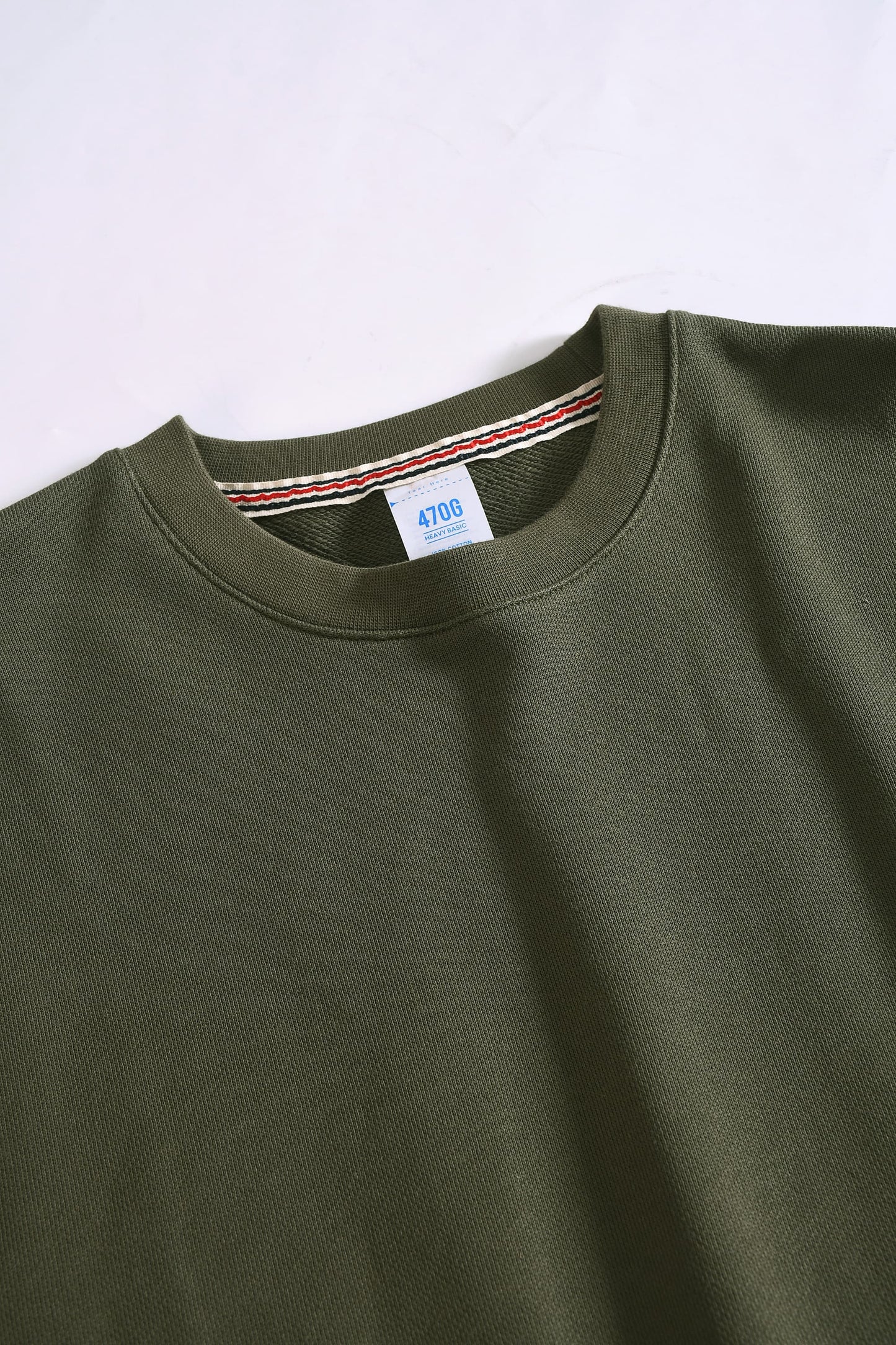Unisex Oversized Casual Cotton Crewneck Sweatshirt