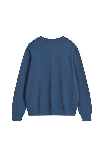 Unisex Oversized Casual Cotton Crewneck Sweatshirt