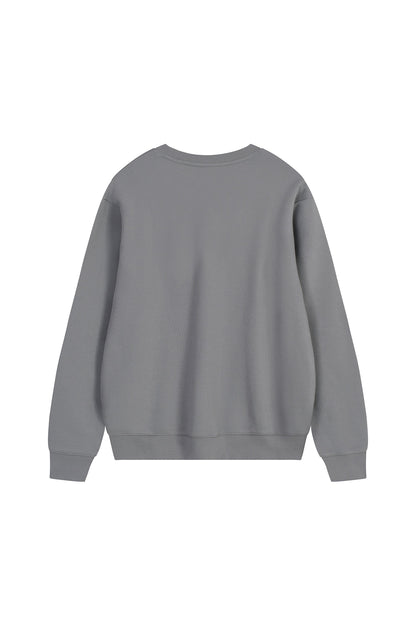 Unisex Oversized Casual Cotton Crewneck Sweatshirt