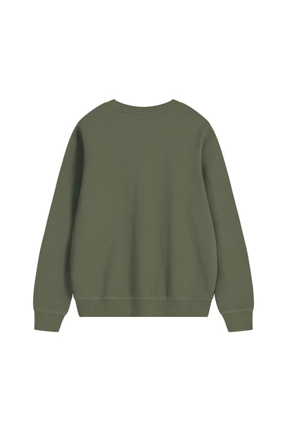 Unisex Oversized Casual Cotton Crewneck Sweatshirt