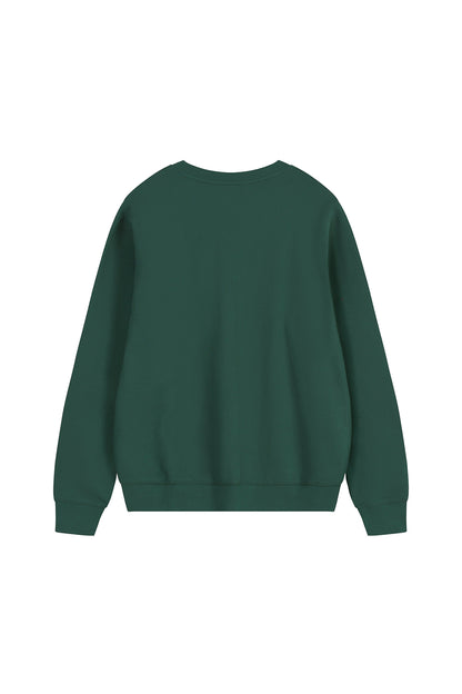 Unisex Oversized Casual Cotton Crewneck Sweatshirt